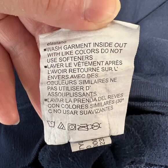 Under Armour Womens Hoodie Hooded Sweatshirt Pullover Navy Blue Logo Large - Picture 9 of 9